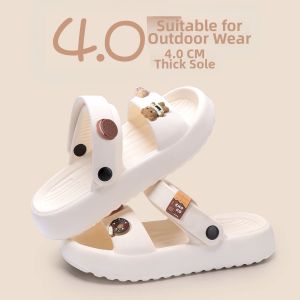RUNROU | Summer Plump Bottom Soft EVA Beach Sandal