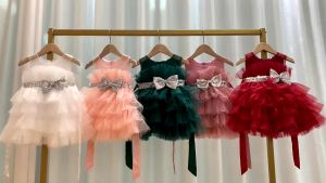 MQATZ Baby Girl Dress Newborn Princess Dresses For Baby 1st Birthday Dress Infant Party Dress Tutu Toddler Girls Clothes L2103XZ