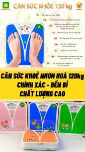 [BẢO HÀNH 01 NĂM] Cân Sức Khoẻ Cơ Học Nhơn Hoà 120kg