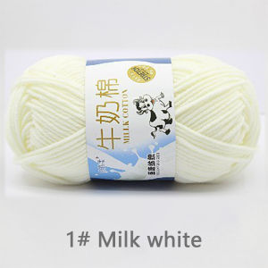 50Gram/Bộ Sợi Cotton Sữa 5 Sợi Cao Cấp Dây Móc Len Mềm Mại Ấm Áp Cho DIY Áo Len Cho Bé Đan Tay Khăn Quàng Cổ