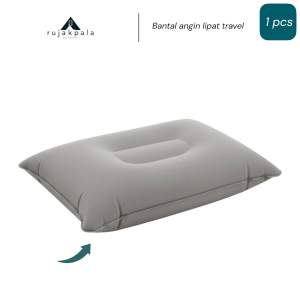 Bantal Angin Inflatable Portable abu Travel Air Pillow PVC - XLZT-15 rujakpala outdoor