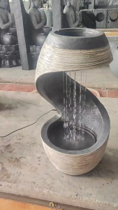 Light Luxury Water Fountain Modern Living Room Circulating Waterscape Decoration Hallway Floor Humidifier Decoration