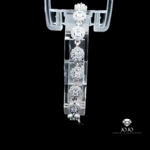 L412 Lắc tay nữ đính đá CZ lấp lánh trẻ trung xinh xắn JOJO