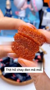 Thịt Hổ Chay Đen Siêu Cay - Thịt Hổ Cay Trung Quốc - Thịt Hổ Đen Ăn Vặt Nội Địa Trung - Gói To 250G - Taiwan Foods