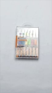 VESSEL Set Obeng 6 Pcs No.Td-56S Plus Minus Precision Screwdriver Set With Cushion Grip Untuk Laptop