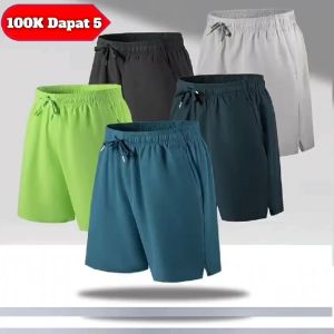 celana olahraga pendek pria wanita running lari parasut Cepat Kering Uniseks