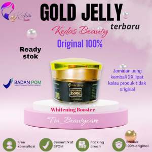 PROMO GOLD JELLY BOOST KEDAS BEAUTY 100% ORIGINAL/glowing/terbaru/BPOM