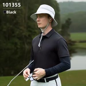 PGA | Mens Summer Ice Silk Sun Protection T-Shirt Moisture Wicking Quick Dry Breathable