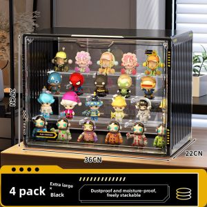 WEIAI | Blind Box Storage Display Rack Popmart Handmade Toy Compatible Lego Dustproof Acrylic Transparent
