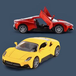 Xe Đồ Chơi Trẻ Em Bằng Hợp Kim Có Thể Mở Cửa Mô Phỏng Đồ Trang Trí Trưng Bày Maserati Xe Đồ Chơi Cho Bé Trai