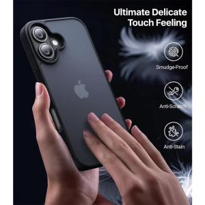 Slim Translucent Frosted Matte Case For iPhone 17 E Air 17E 16E 16 Pro Max 15 Plus 14 13 12 Military Shockproof Phone Cover