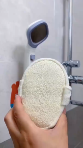 Loofah Body Scrubber / Spons mandi Badan Alami Lufa Loofah / Natural Exfoliating Pad