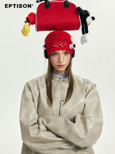 เสื้อแจ็คเก็ตหนัง PU ทรงมอเตอร์ไซค์สไตล์อเมริกัน Eptison สำหรับผู้ชาย เสื้อคลุมกันหนาวแฟชั่นฤดูใบไม้ผลิ ฤดูร้อน ฤดูใบไม้ร่วง ฤดูหนาว