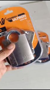 WILMER Gembok Jaket Ultron 60 & 70mm 4 KUNCI Jacket ANTI MALING ANTI CUT 100% SAFETY