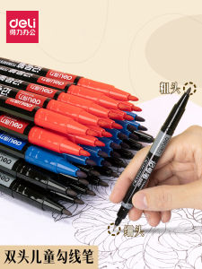 Bút Chì Hai Đầu Deli Art Drawing Bút Chì Hai Đầu Dùng Để Vẽ Và Viết Cho Trẻ Em Và Học Sinh Bút Chì Dầu Màu Đen