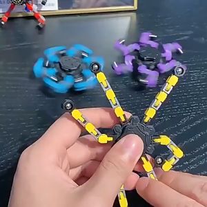 Con Quay Spinner Đồ Chơi Đầu Ngón Tay Cơ Khí Dạng Chuỗi Biến Hình Con Quay Lắp Ghép Biến Hình Đồ Chơi Cho Bé