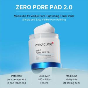 [100% Original]Medicube Toner Pad Zero Pore Pad 2.0 (Blackhead & Exfoliating) / Deep Vita C Pad (Brightening & Dark Spots)
