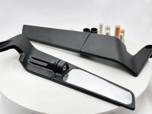 กระจกวิง กระจกมองหลังมอเตอร์ไซค์ ใส่ได้ทุกรุ่น ปรับหมุนได้ CNC อะลูมิเนียมทั้งหมด