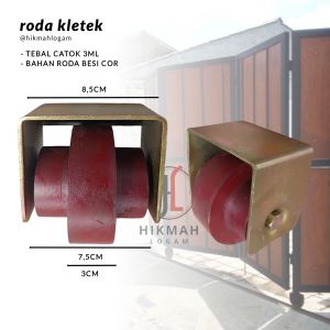 Roda kletek | roda pagar bahan cor