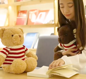 Cute Graduation Teddy Bear Plush – Soft Stuffed Toy Gift for Kids Birthday Xmas with Gift Bag