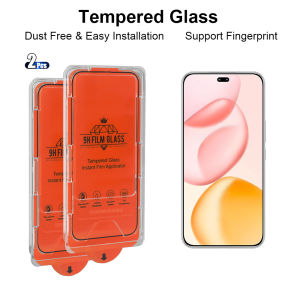 2pcs HD Tempered Glass for Honor 400 Smart 400 Pro/Lite Global Screen Protector Fingerprint-unlock Free Tools