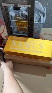 Dibuat di Taiwan SAMUS 2000G Inverter Transformator Booster DC12V Silikon Tunggal 6000W