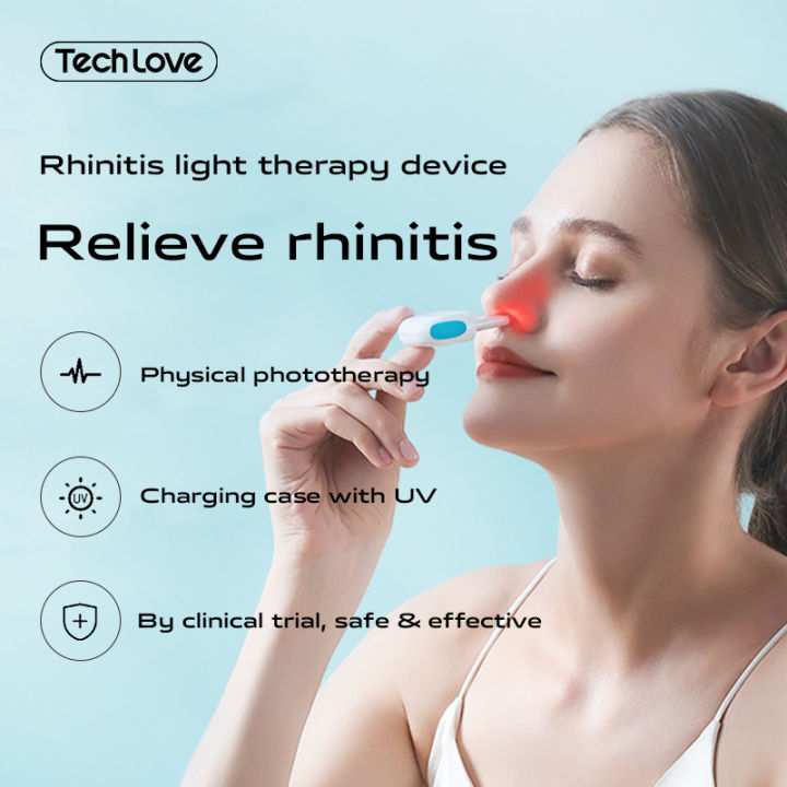 Tech Love Rhinitis Therapy Device Red Light Therapy Nasal Sinusitis ...