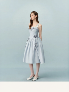 AIVEI | Floral Tea Dress A-line Summer Strap
