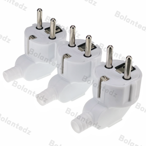 Euro Plug Adapter Replacement 16A Male France Korea Germany Plug AC Outlets Rewireable Schuko Eu Wall Socket For Power Cable