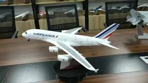 2025 โมเดลแอร์ฟรานซ์ขนาดใหญ่พิเศษ  46cm  แอร์บัส A380 Air France  ของสะสมโมเดลเครื่องบิน