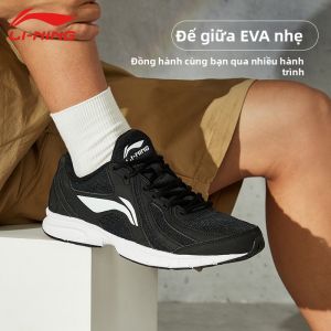 Li-Ning | Giày Chạy Bộ Nam Mùa Thu Nhẹ Đệm Bật Lưới Thoáng Khí Chống Trượt