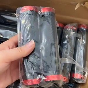 2Pcs Handlebar Grips Rubber Handle Grips Anti-slip Shock-Proof Double Lock On Aluminum Alloy Universal MTB Road Bike Bar Handle Hand Cover BMX