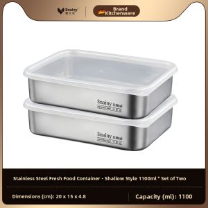 Snainy | Food Grade Stainless Steel Storage Box