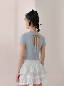AIVEI | Celebrity Style Spring Summer New Lettering Slim Fit Short Sleeve T-Shirt