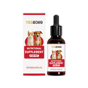 Yegbong Pet Health Drops Cats Dogs Balanced Nutrition Enhance Puppy Kitten Disease Immunity Multi Vitamin Pet Health Supplements Nutritional Supplement For Pet Pet Health Supplement Liquid Pet Dietary Supplement Liquid