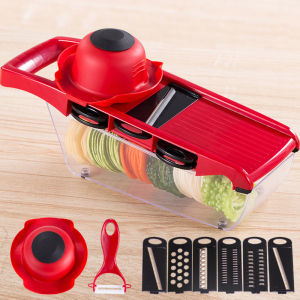 Specool® Vegetable Grater/Slicers for Vegetables Fruit 6 in 1 Gadgets Kitchen Multifunctional Vegetable Cutting Tools