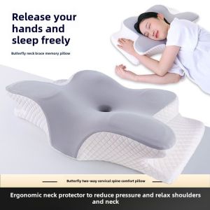 Humpback Side Sleeping Partition Neck Pillow Cervical Support Improve Sleeping Pillow Neck Hump Special Reverse Bow Traction Pillow Restore Pillow