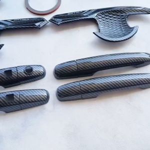 Paket Cover Handle Outer Pintu Tutup Tangki Mobil All New Ertiga 2018 Carbon
