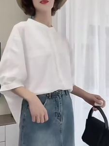 Ladies Casual Slim Fit Three Quarter Sleeve Shirt