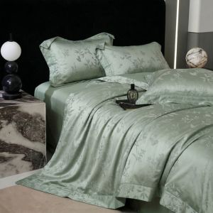 XINGQING | Comfortable Plant-colored Jacquard Bedding Set