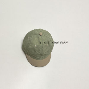 Baby Boy Baseball Cap Short Brim Thin Quick Dry Simple Solid Color Summer Hat Versatile Infant Toddler Adjustable Duckbill Cap