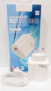 Charger Tecn Spark 10 NFC 240W Fast Charger Support Fast Charging