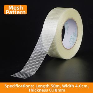 PINSHANGMEISU | Heavy Duty Packing Super Adhesive Anti-tear Wear-resistant Transparent Single-sided Tape
