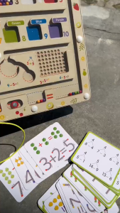 Magnetic Alphabet Maze Wooden Learning Toy Colorful Parking Lot Pinyin Game Kids Counting & Sorting