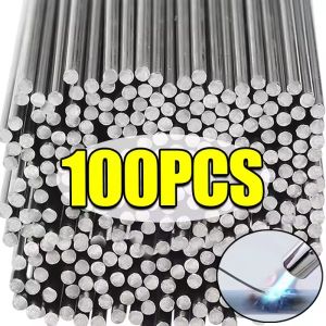 100Pcs Wholesale Universal Welding Rods Copper Aluminum Iron Stainless Steel Cored Welding Rod Solder Wire Electrode Welding Rods