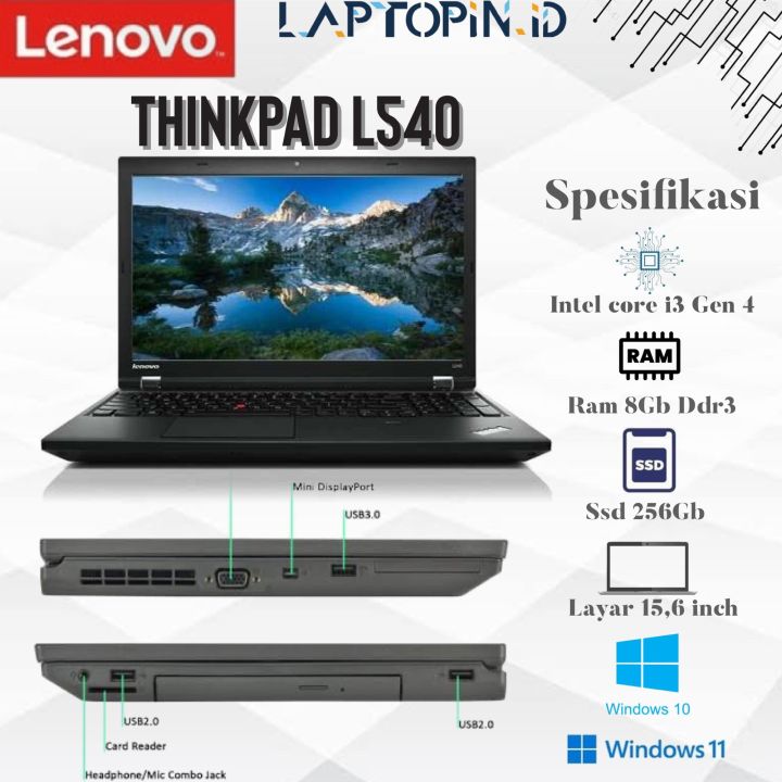 Lenovo Thinkpad L540 Ram 8Gb Ssd 256Gb