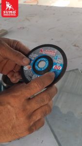 4" ใบเจียรกระจก GC6080100120 SUMO ใบเจียรลบขอบกระจก ลบเหลี่ยมกระจก ลบขอบกระเบื้อง ลบมูม OIL8448