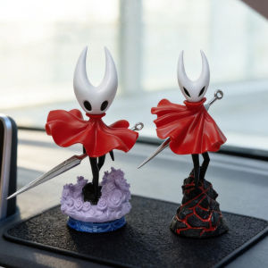 Bandai | Hollow Knight Hornet PVC Action Figure - Anime Game Collectible Model Kit for Car Dashboard Computer Case Desk Decoration
