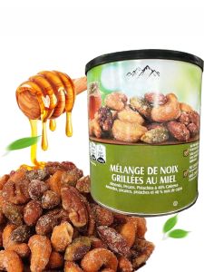 Savanna Honey Roasted Mixed Nuts Snack in Can 850g Daily Snacks Dry Fruits Pistachios Baked Goods American Origin