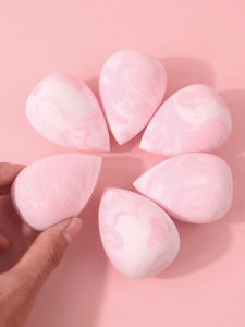 Bộ 6 Miếng Bọt Biển Trang Điểm Chuyên Nghiệp Bộ Dụng Cụ Trang Điểm Mặt Mềm Mại Lớn Dễ Sử Dụng Làm Từ Polyurethane Thấm Nước Dành Cho Người Mới Bắt Đầu